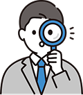 内容を確認するスタッフ