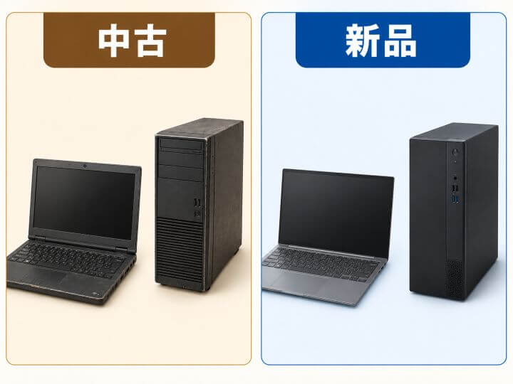 PCの中古と新品、買うならどっち？